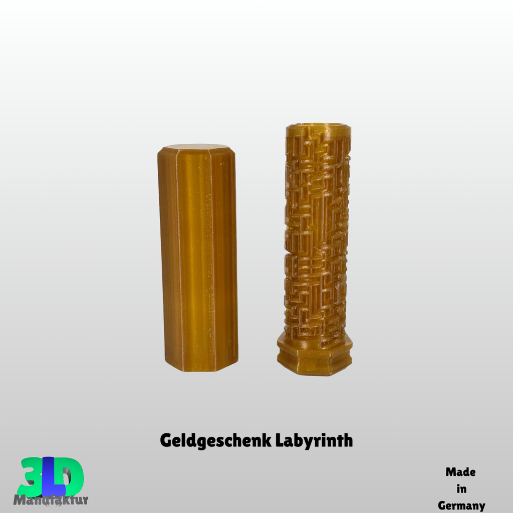 Der ultimative Labyrinth-Spaß: 3D-gedrucktes Labyrinth | Das Perfekte Geld Geschenk | Nur in limitierter Stückzahl verfügbar – solange der Vorrat reicht!