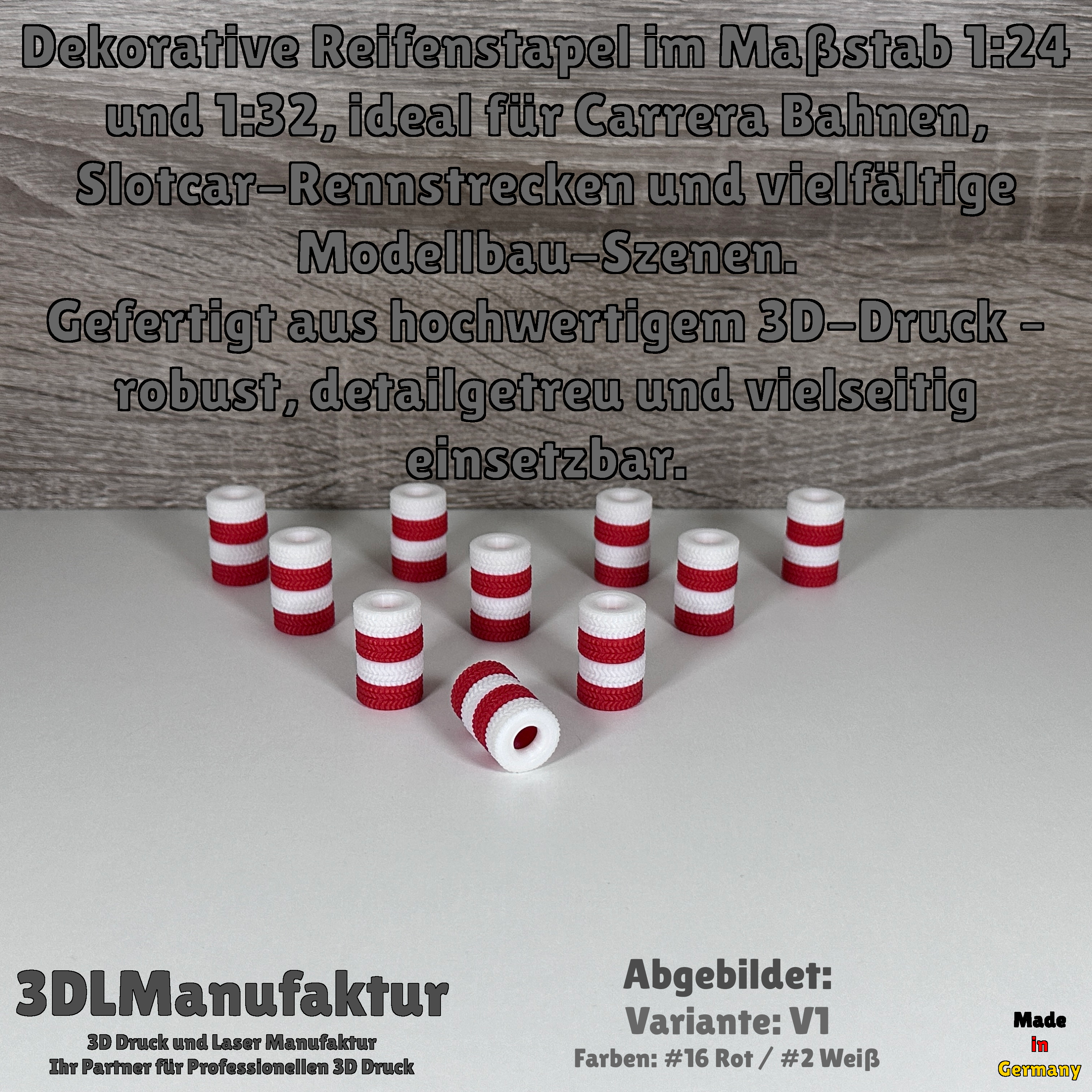 Ab 11,95 Euro | Slotcar | Carrera Digital 124 132 | Drift Racer | Reifenstapel Geschenkidee Modellbau