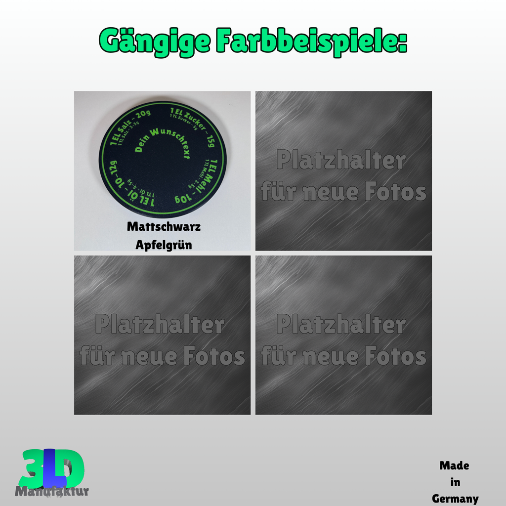 Thermomix TM7 Waagenaufsatz – Zubehör zum Wiegen ohne Topf – 3D-Druck Platte – Küchenhelfer – Geschenk für Thermomix-Fans und Kochliebhaber
