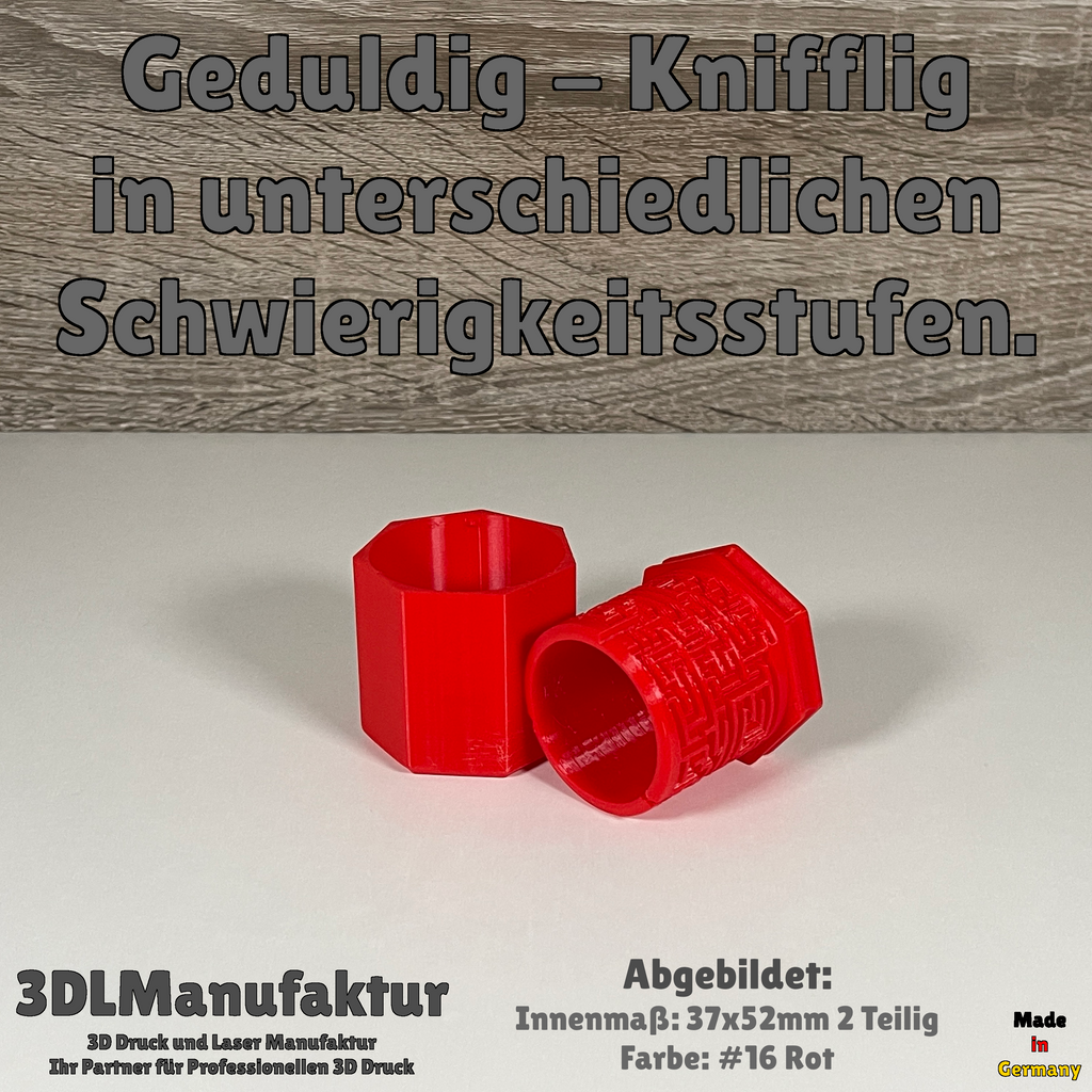 Ab 8,95 Euro | Der ultimative Labyrinth-Spaß: 3D-gedrucktes Labyrinth mit anpassbaren Schwierigkeitsgraden