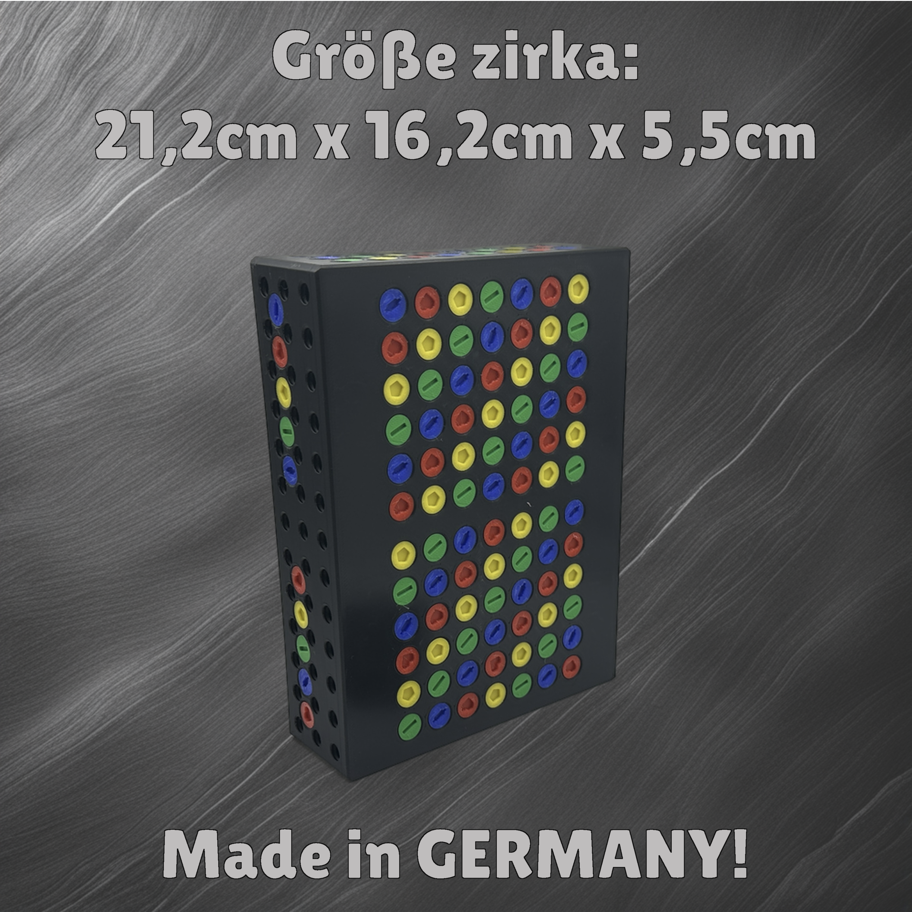 400 Schrauben Geschenkbox - 4 Schrauben / Bits - Fertig zum Befüllen, Unterhaltung beim Auseinanderschrauben, Kreatives Handwerker Geschenk