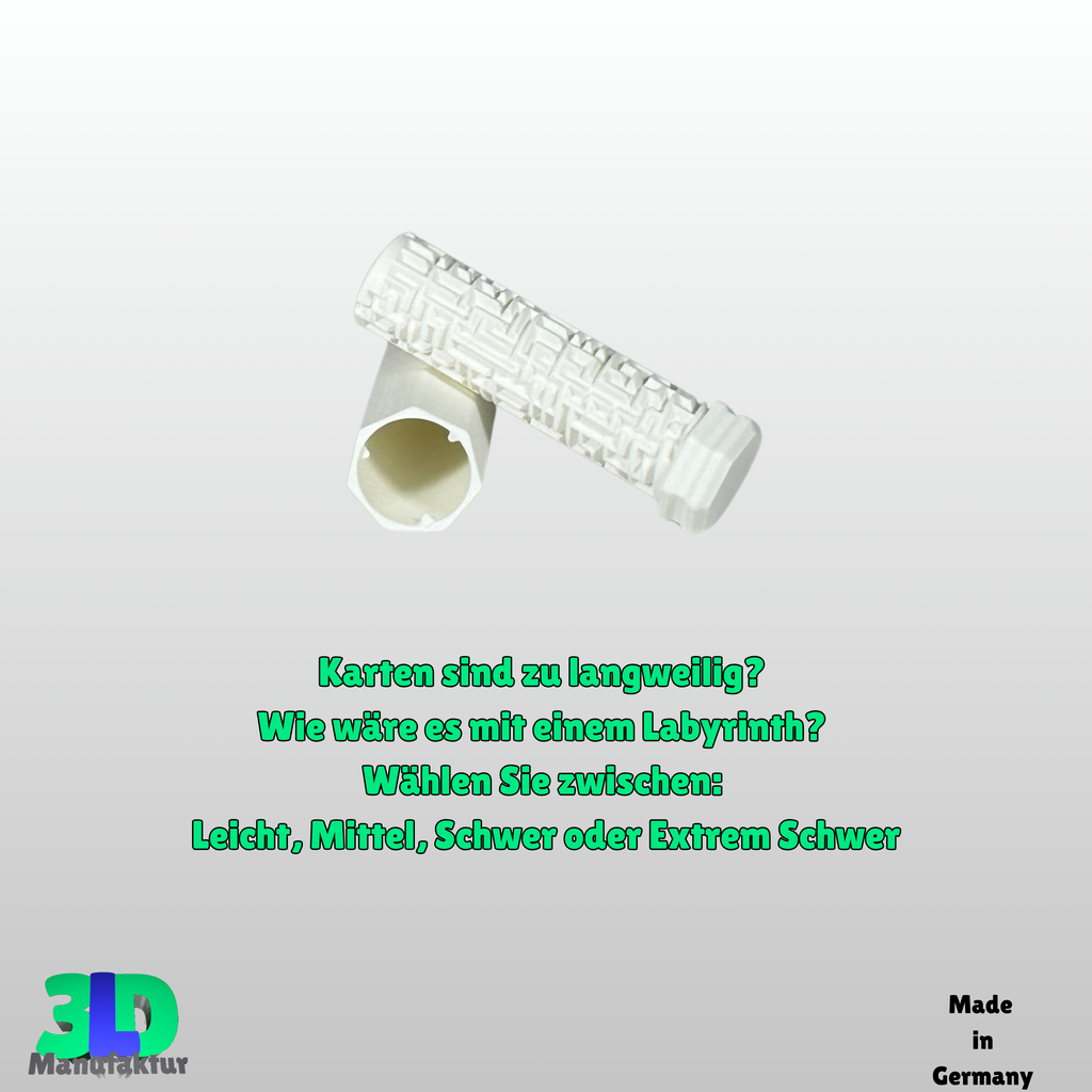 Ab 5,95 Euro | Der ultimative Labyrinth-Spaß: 3D-gedrucktes Labyrinth | Das Perfekte Geld Geschenk