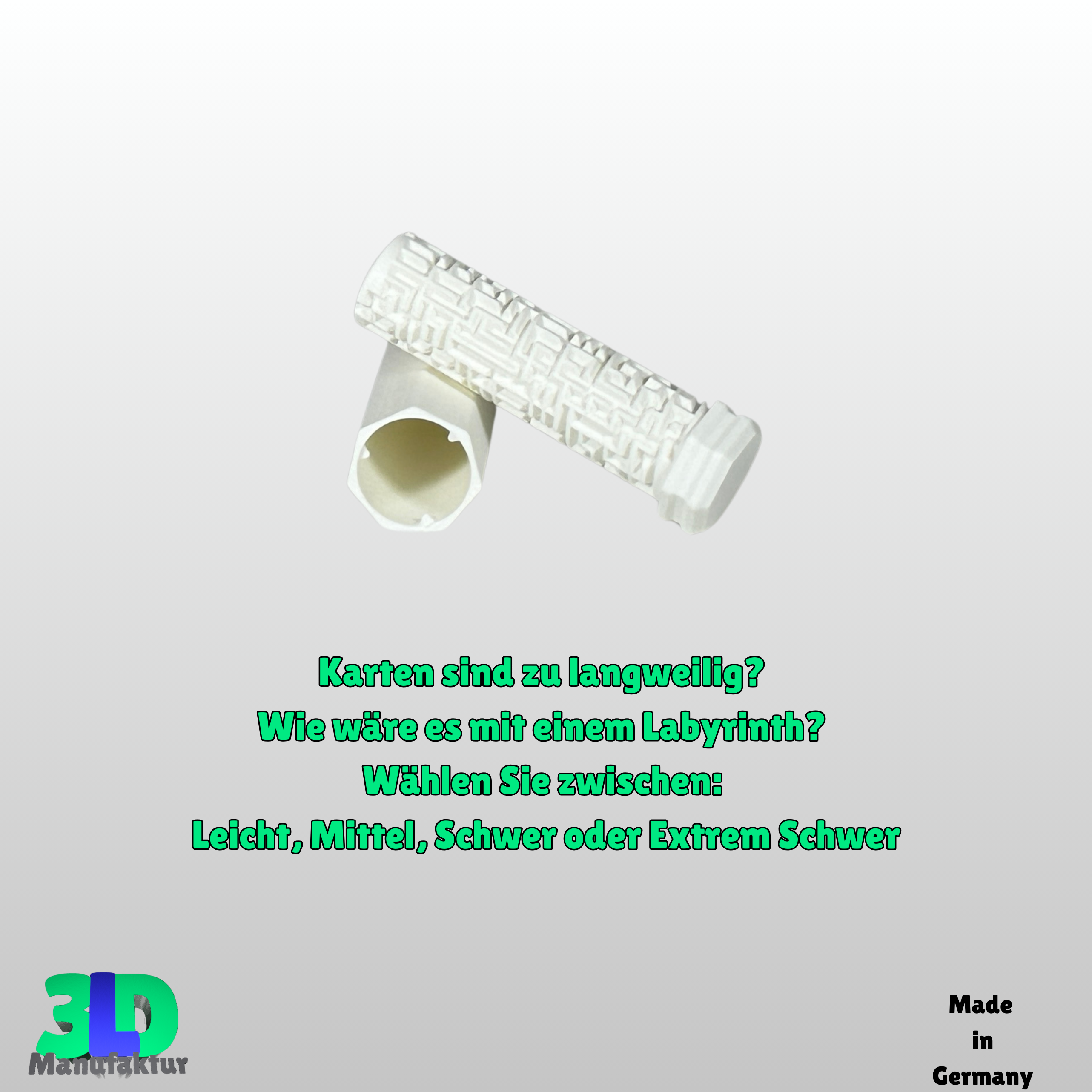 Ab 5,95 Euro | Der ultimative Labyrinth-Spaß: 3D-gedrucktes Labyrinth | Das Perfekte Geld Geschenk