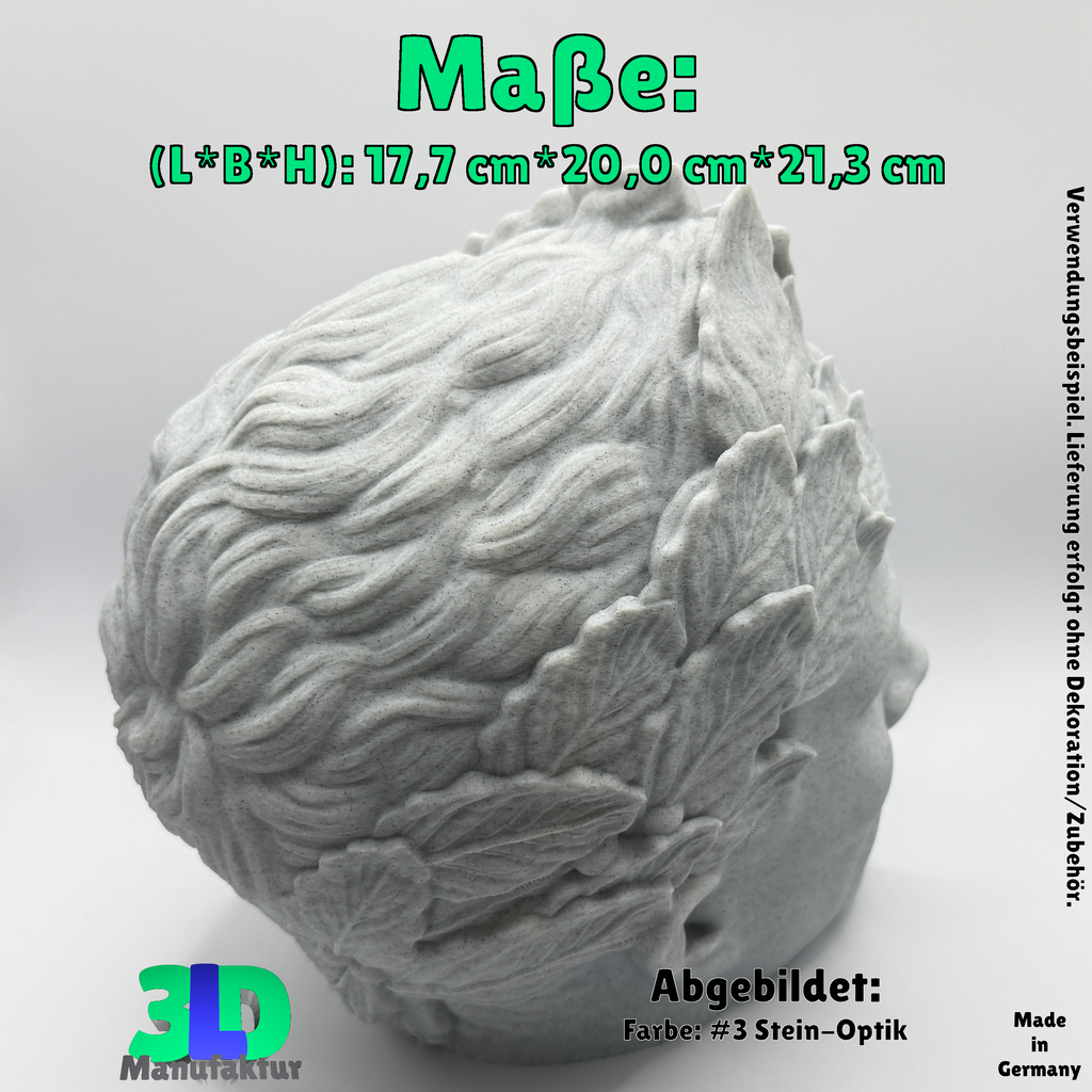 Julius Cäsar Kopfhörerständer – Römische Büste Design Headphone Stand | Schreibtisch Deko Geschenk Idee