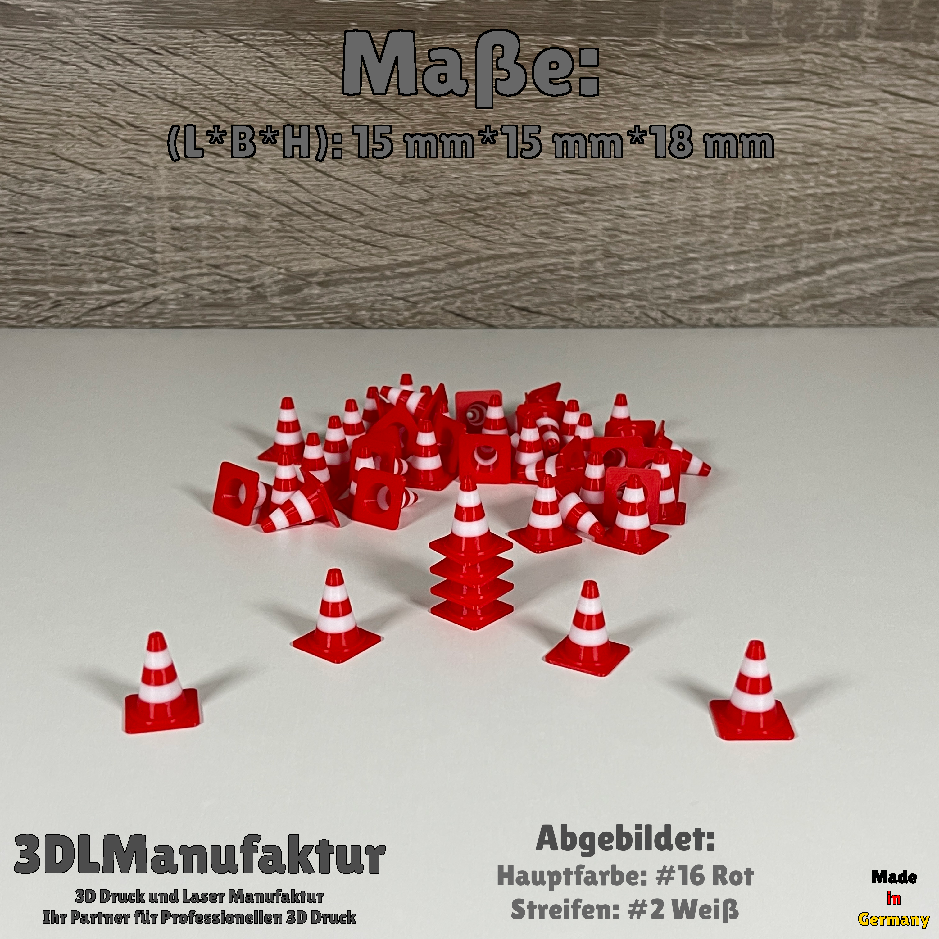 Slotcar | Carrera Digital 124 132 | Drift Racer | 50 Pylonen