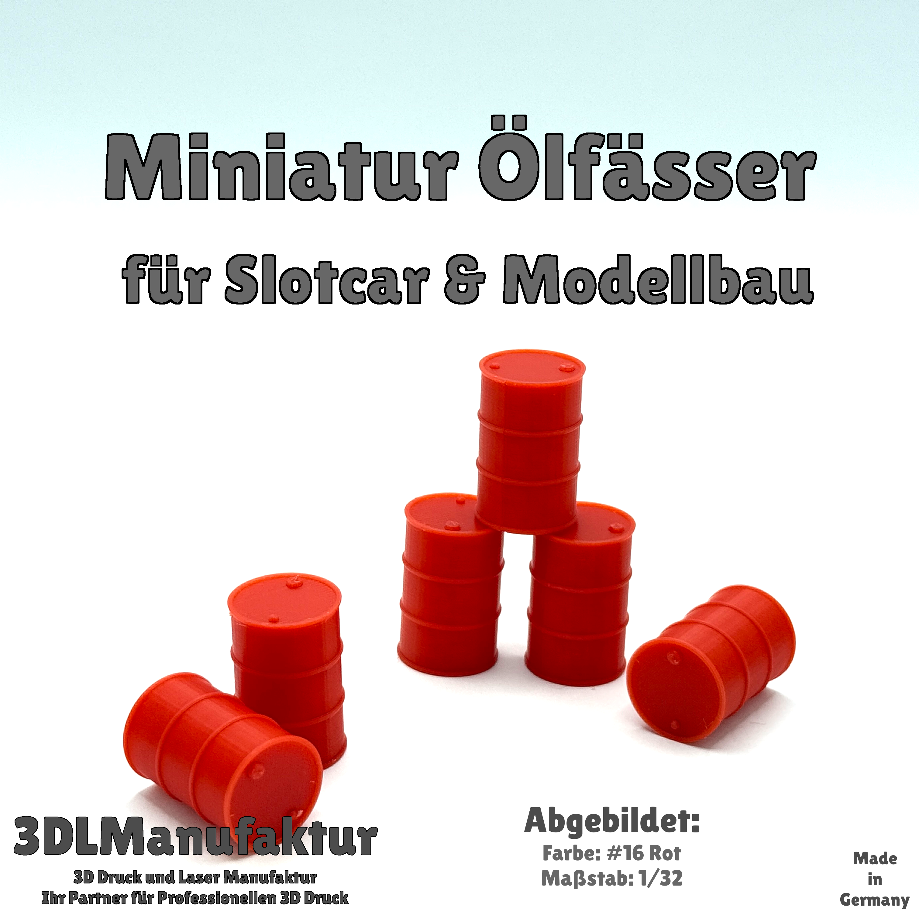 Slotcar | Carrera Digital 124 132 | Drift Racer | Ölfässer Geschenkidee Modellbau