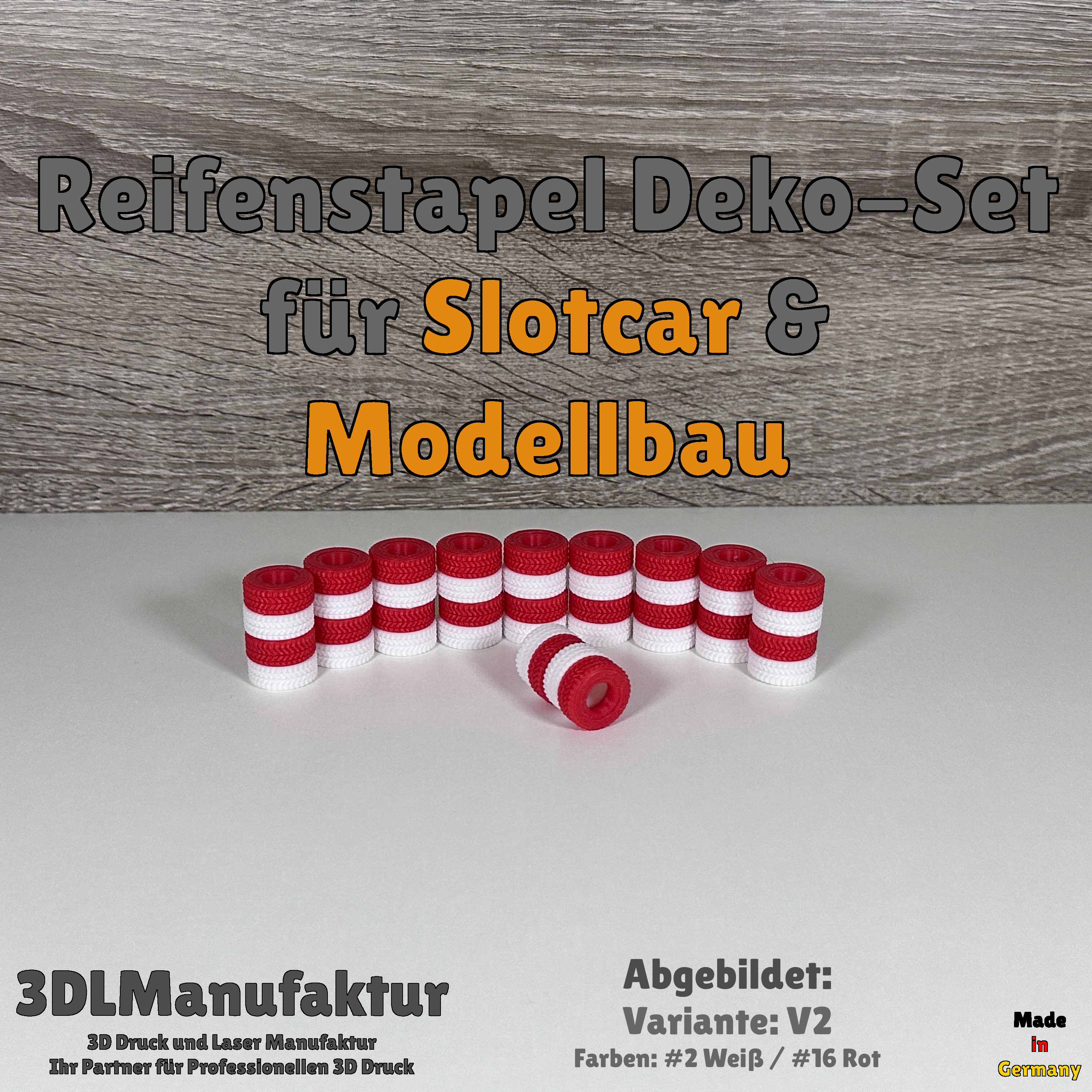 Ab 11,95 Euro | Slotcar | Carrera Digital 124 132 | Drift Racer | Reifenstapel Geschenkidee Modellbau