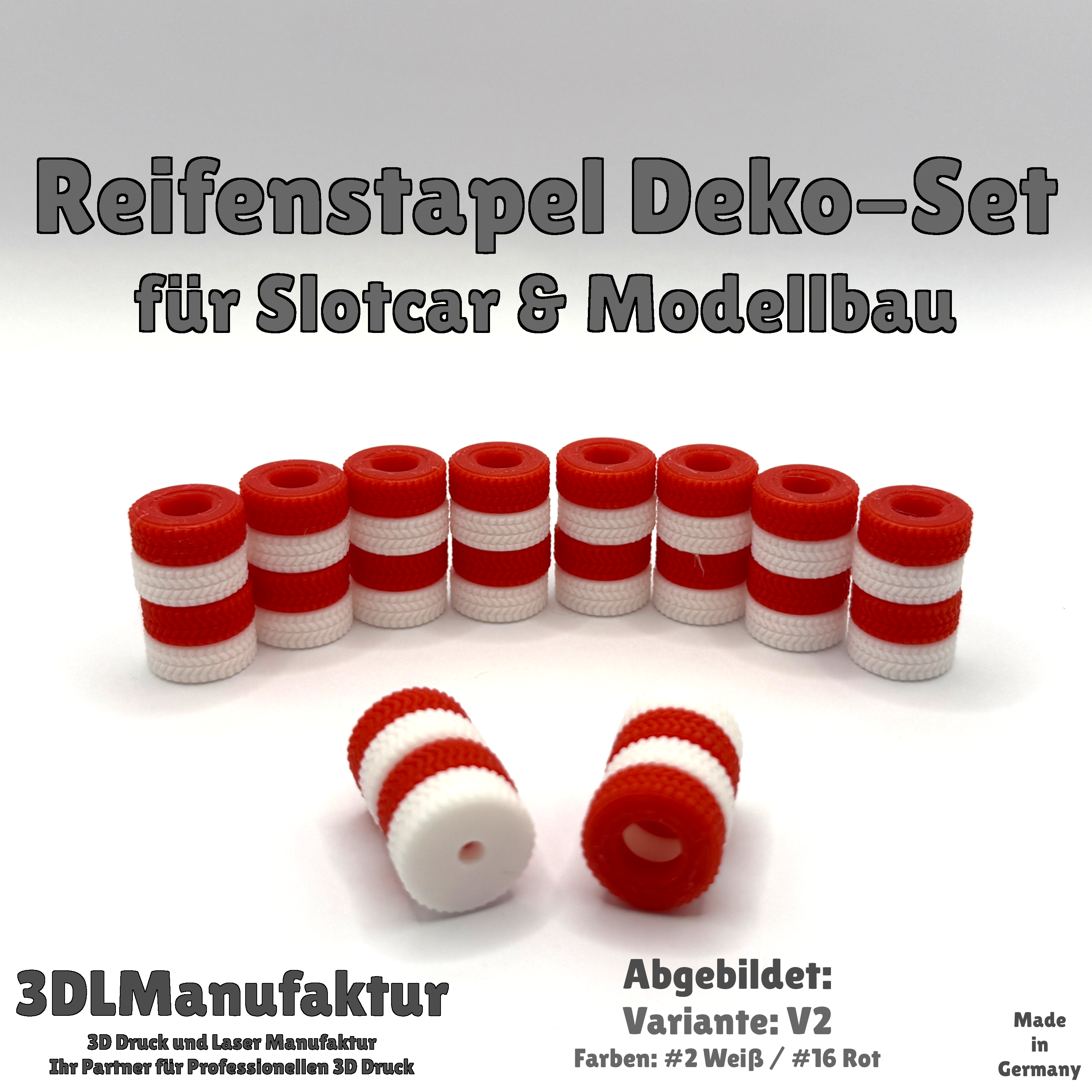 Ab 11,95 Euro | Slotcar | Carrera Digital 124 132 | Drift Racer | Reifenstapel Geschenkidee Modellbau