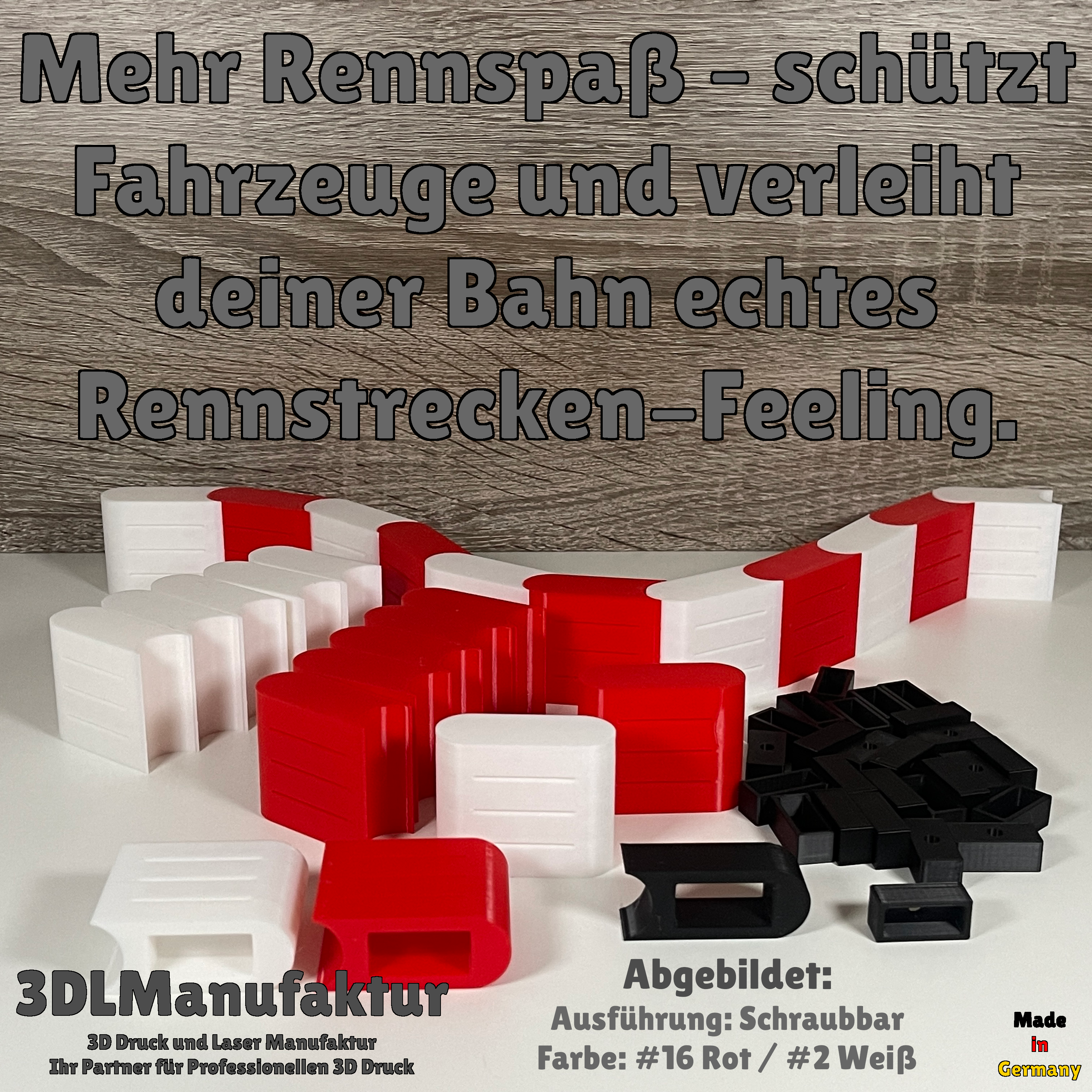 Ab 8,95 Euro | Slotcar | Stabile Bande für Carrera-Bahn – perfekter Schutz und realistische Optik