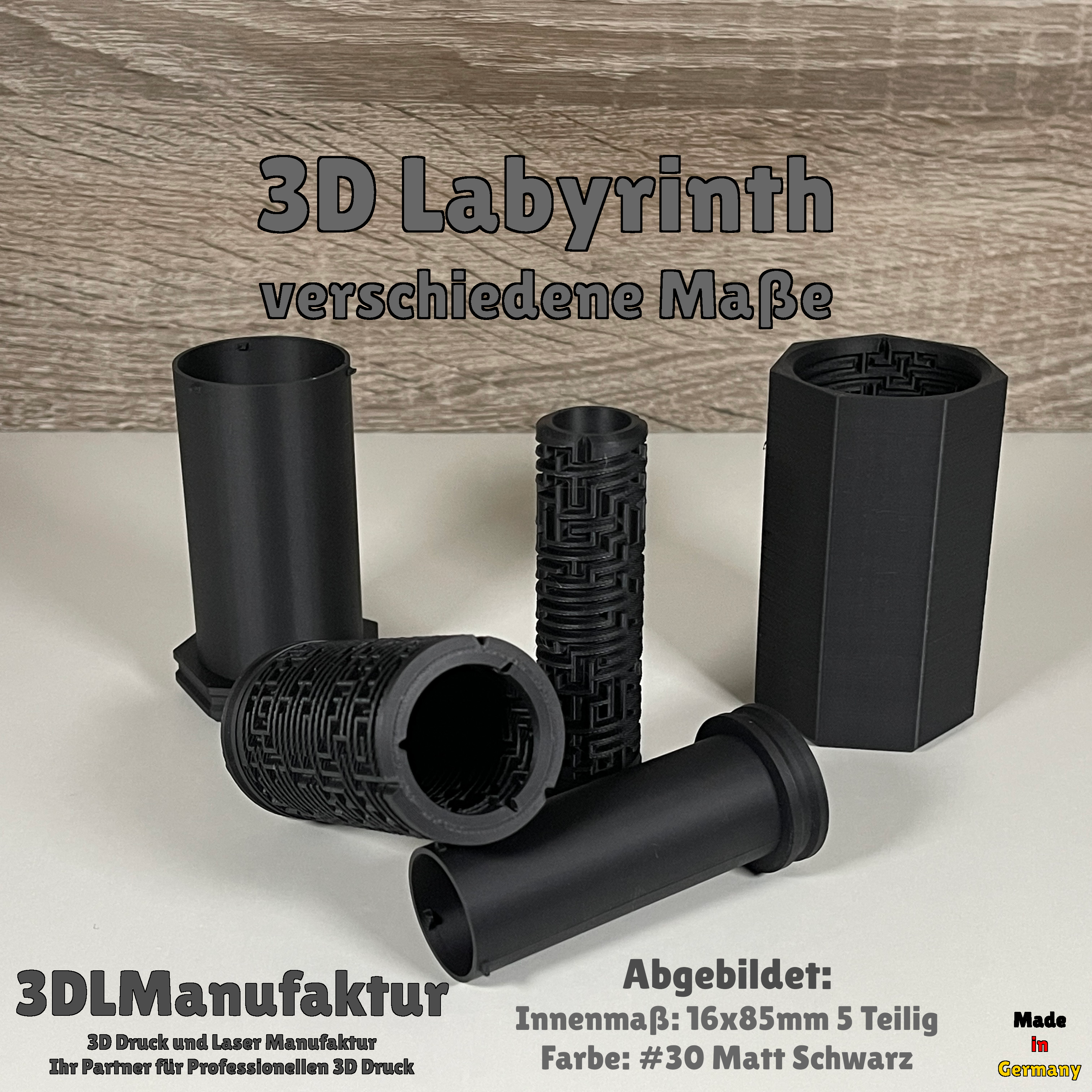 Ab 8,95 Euro | Der ultimative Labyrinth-Spaß: 3D-gedrucktes Labyrinth mit anpassbaren Schwierigkeitsgraden