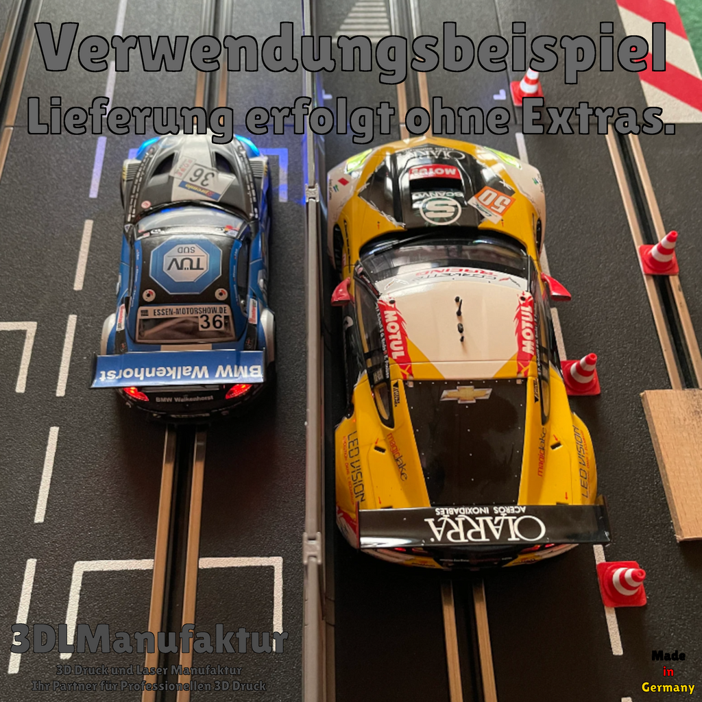 Slotcar | Carrera 124 132 | Boxengassen Zaun