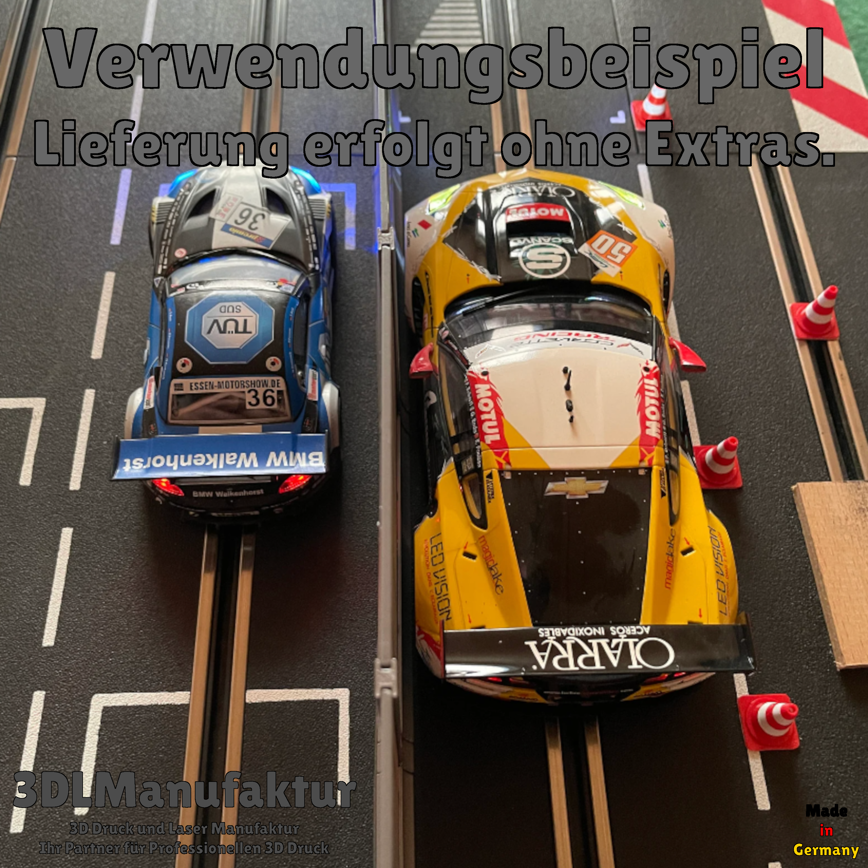 Slotcar | Carrera 124 132 | Boxengassen Zaun