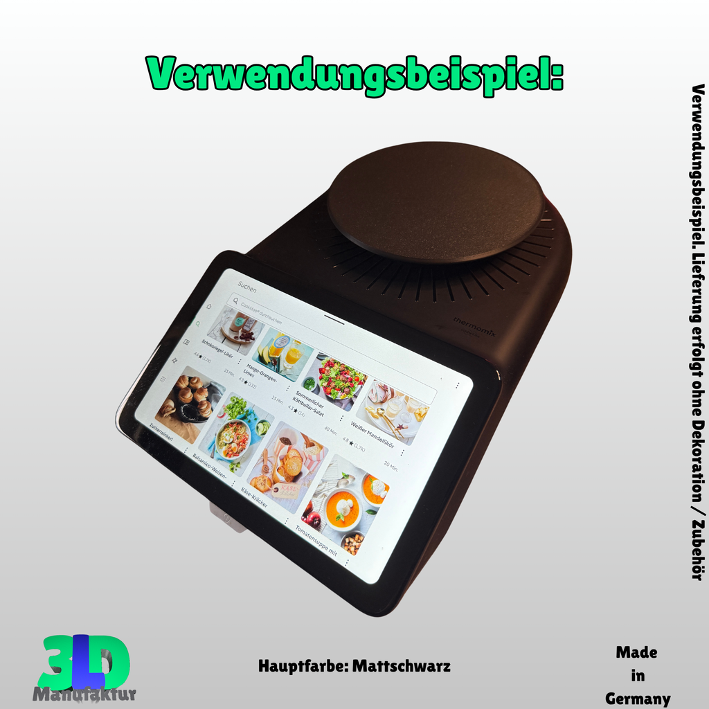 Thermomix TM7 Waagenaufsatz – Zubehör zum Wiegen ohne Topf – 3D-Druck Platte – Küchenhelfer – Geschenk für Thermomix-Fans und Kochliebhaber