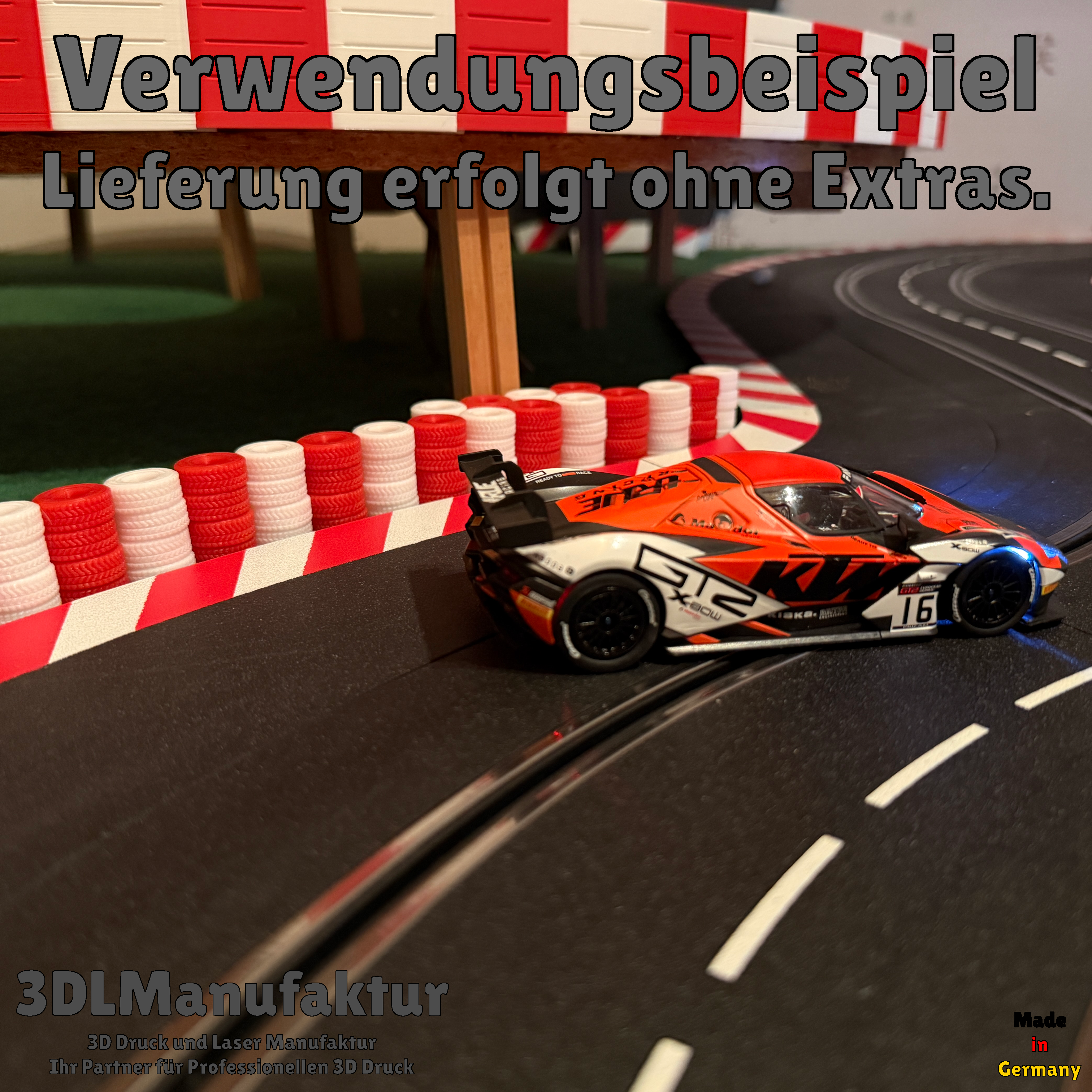 Ab 11,95 Euro | Slotcar | Carrera Digital 124 132 | Drift Racer | Reifenstapel Geschenkidee Modellbau