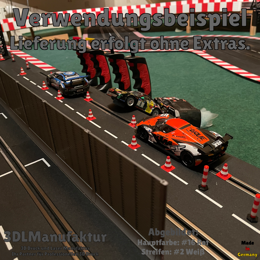 Slotcar | Carrera Digital 124 132 | Drift Racer | 50 Pylonen