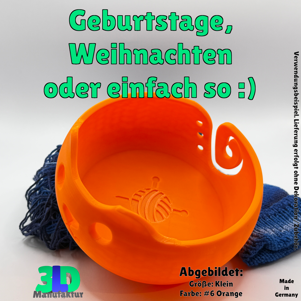 Ab 15,95 Euro | Katzengarnschale mit Knickohr - Strickkatze, Garnhalter für Wolle, Handarbeit Zubehör, Geschenk für Katzenfreunde