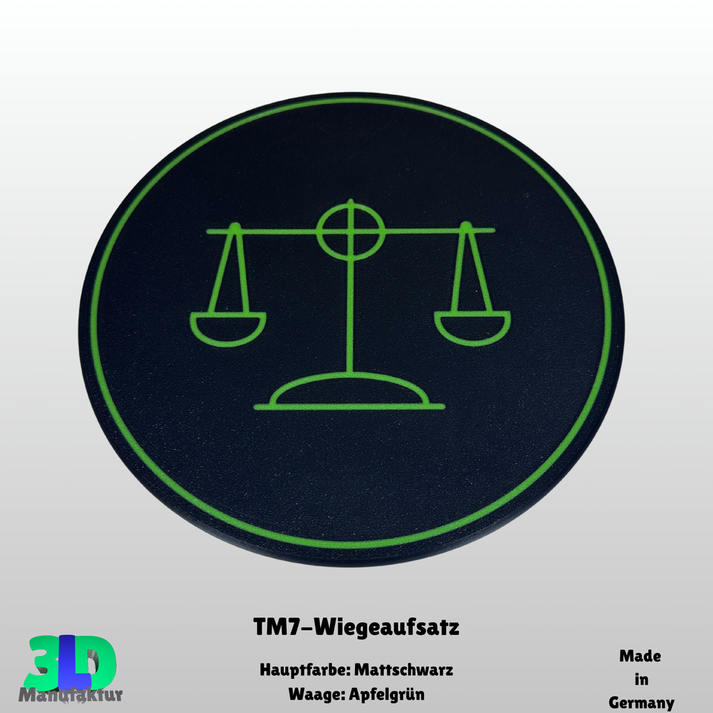 Thermomix TM7 Waagenaufsatz – Zubehör zum Wiegen ohne Topf – 3D-Druck Platte – Küchenhelfer – Geschenk für Thermomix-Fans und Kochliebhaber